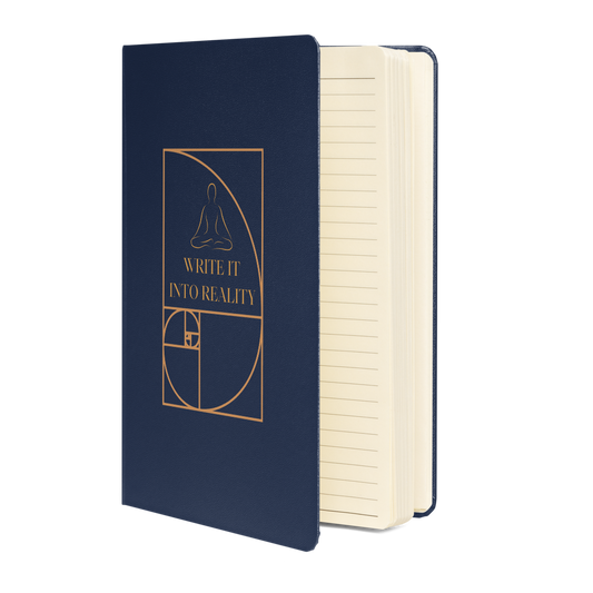 Manifestation Journal - Write It Into Reality (Navy Blue)