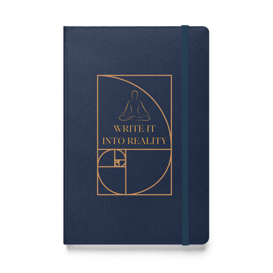 Manifestation Journal - Write It Into Reality (Navy Blue)